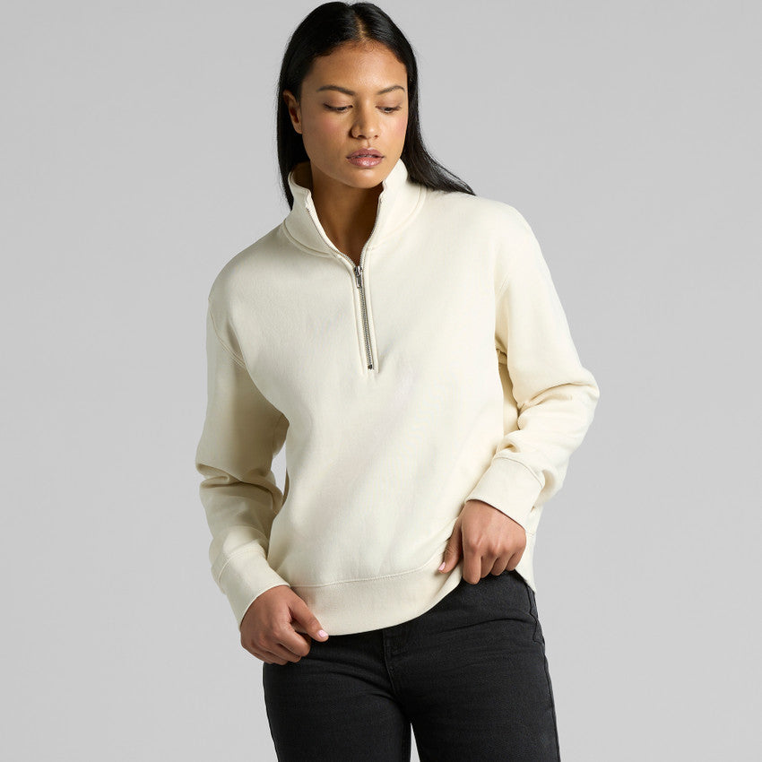 Young Freddy Women's Stencil Half Zip Crew
