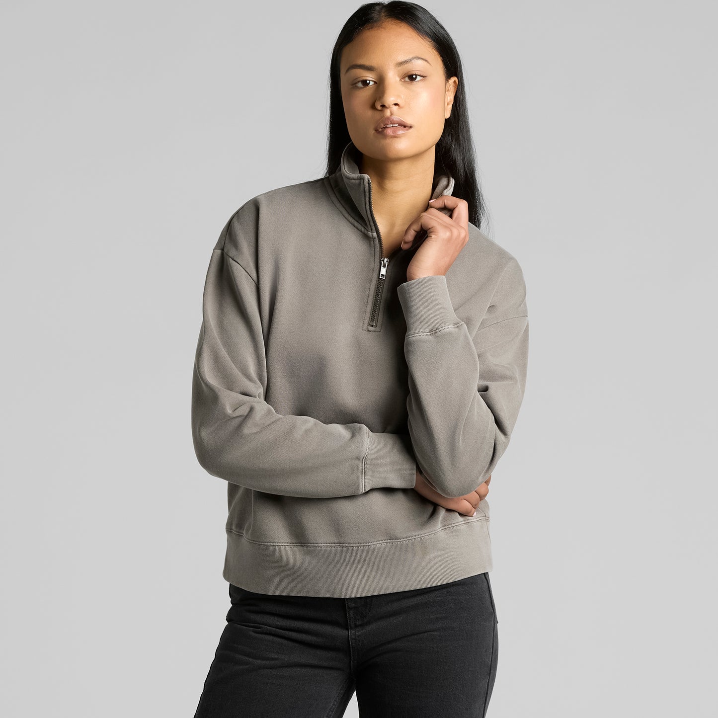Young Freddy Women's Relax Faded Half Zip