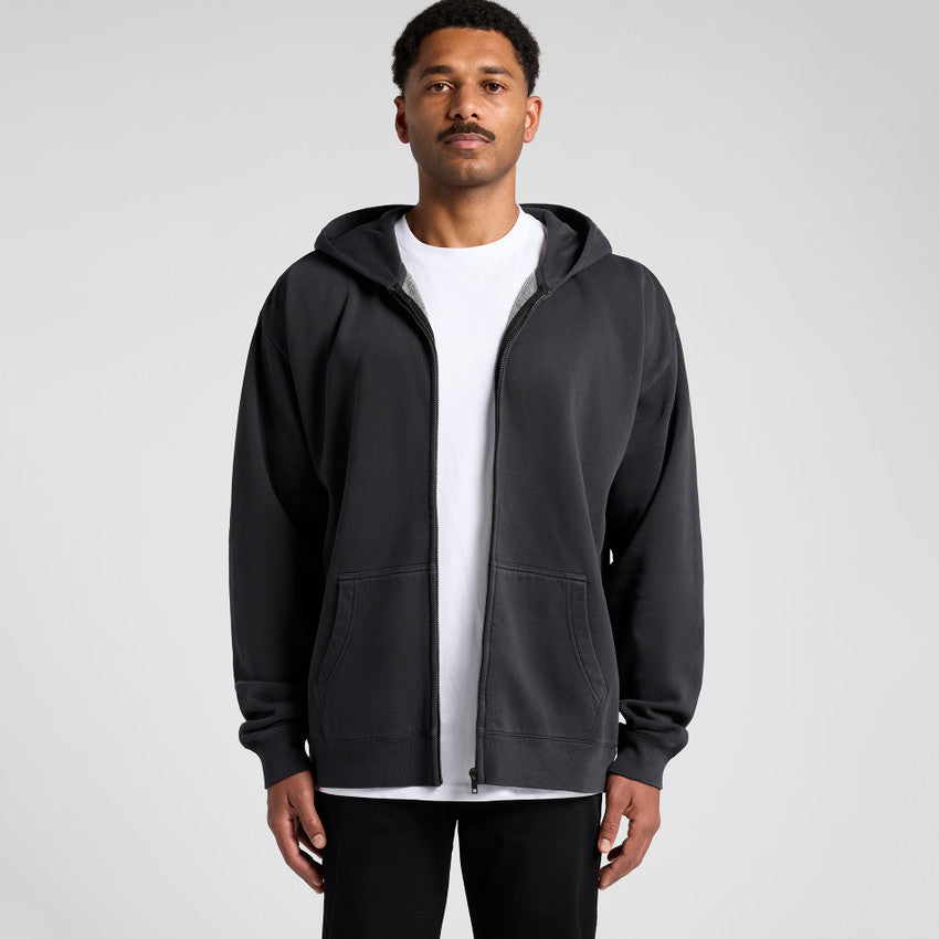 Young Freddy Men's Relax Faded Zip Hood