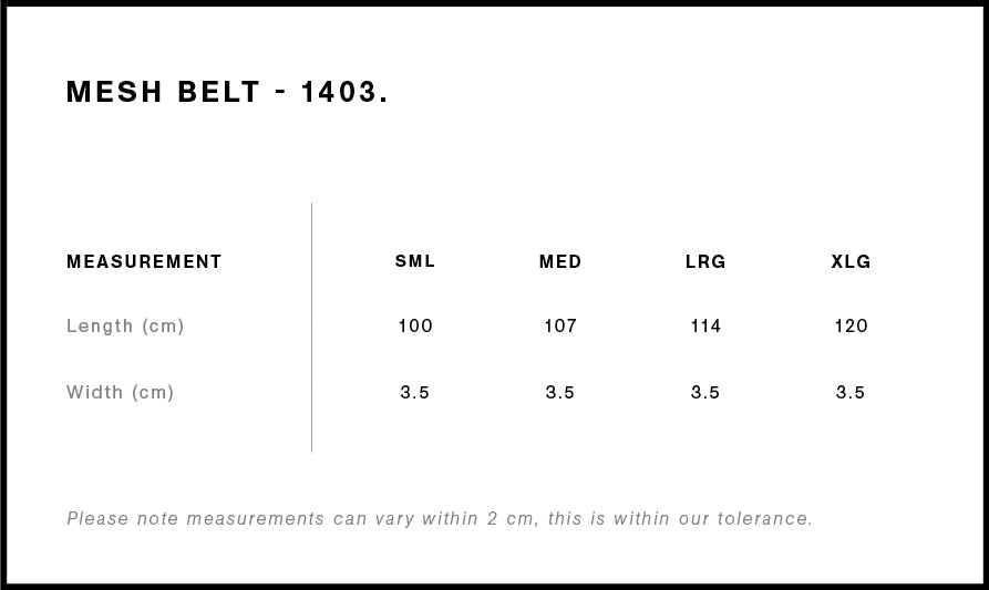 Size Guide