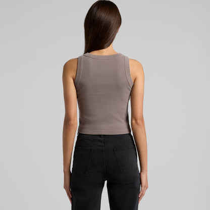 Snuggler Faded Organic  Rib Crop Tank