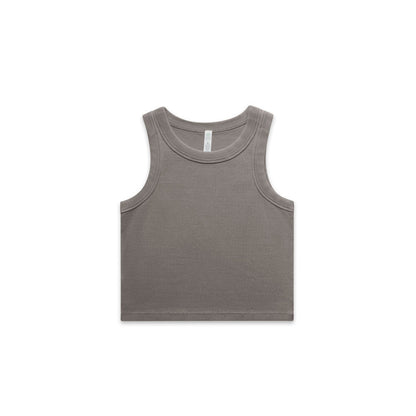 Snuggler Faded Organic  Rib Crop Tank