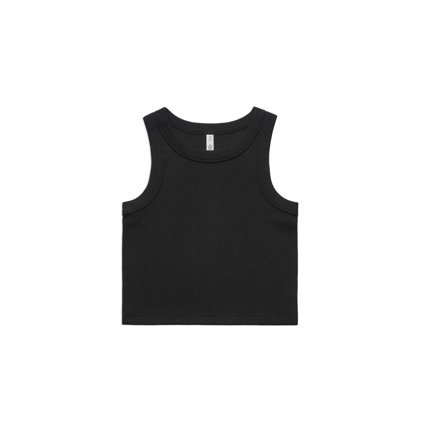 Young Freddy ™Womens organic rib crop tank