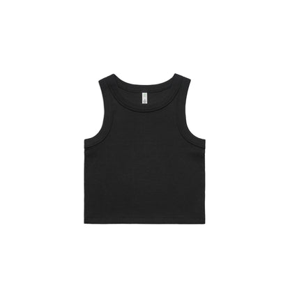 Young Freddy ™Womens organic rib crop tank