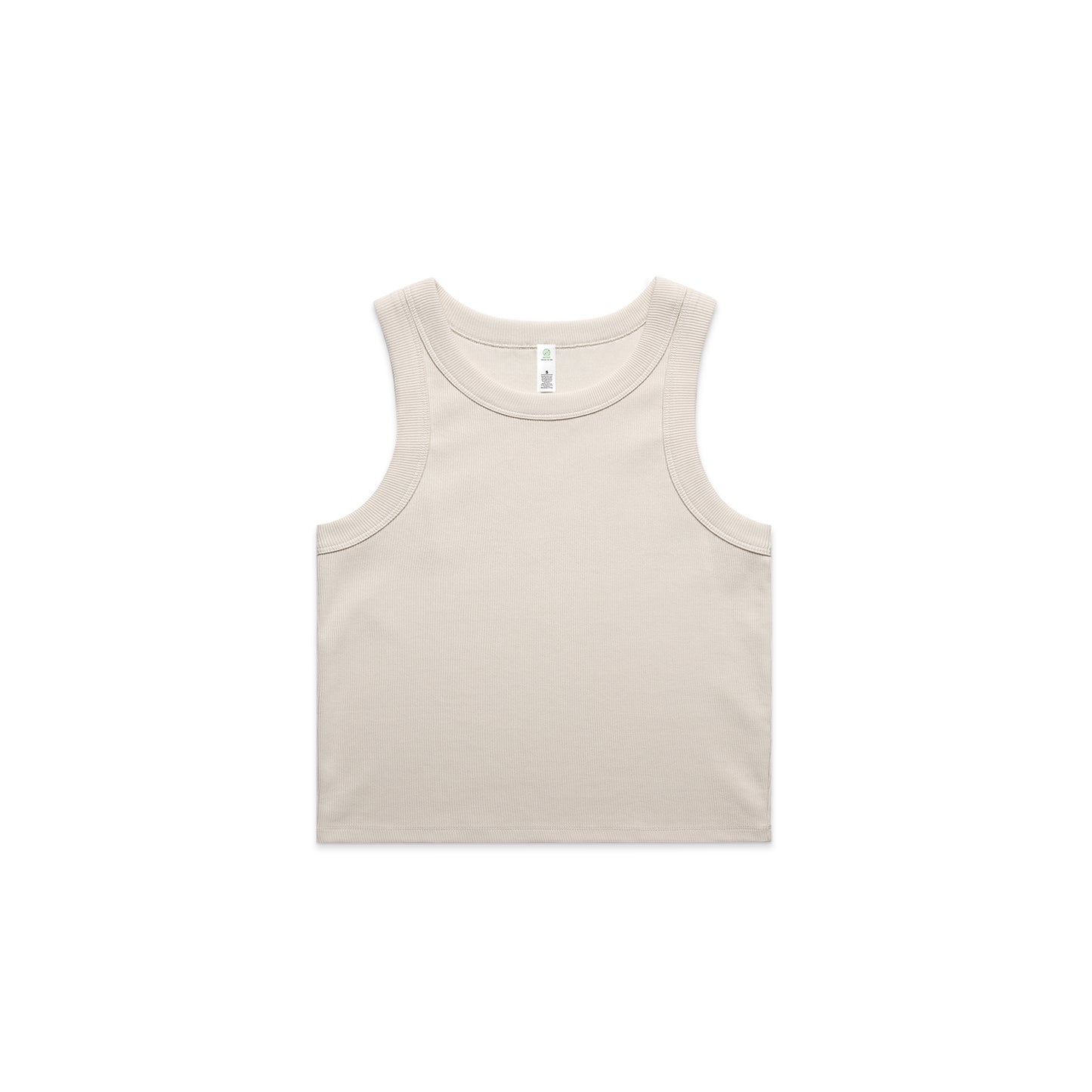 Young Freddy ™Womens organic rib crop tank