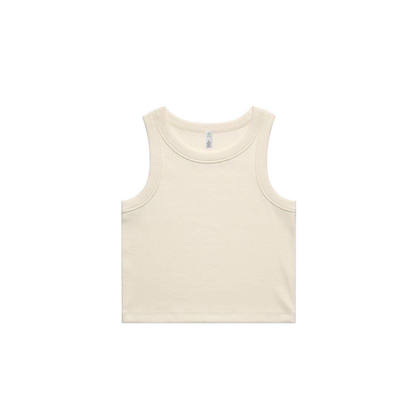 Young Freddy ™Womens organic rib crop tank