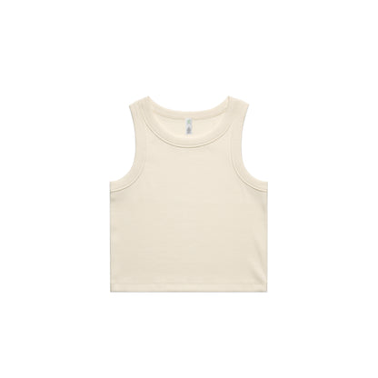 Young Freddy ™Womens organic rib crop tank