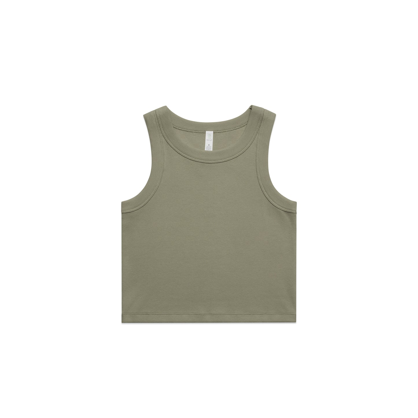Young Freddy ™Womens organic rib crop tank