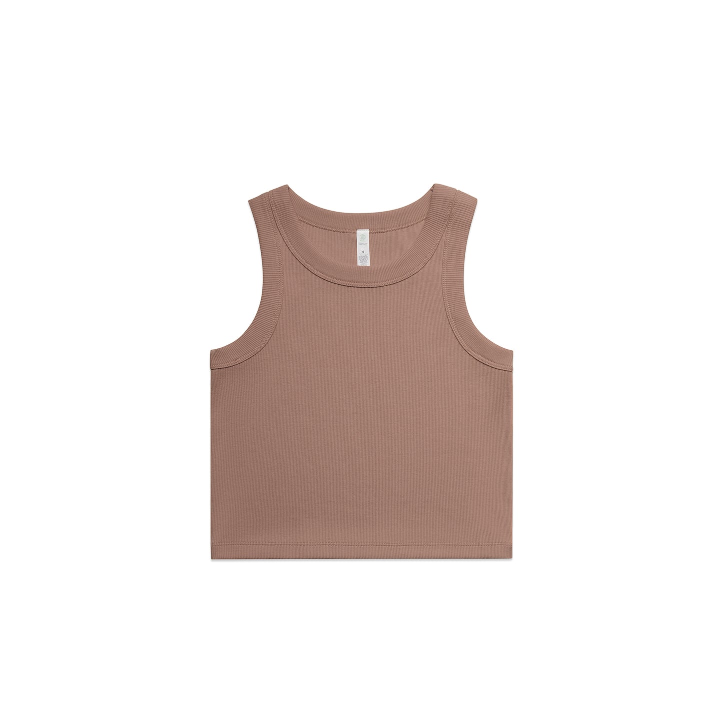 Young Freddy ™Womens organic rib crop tank