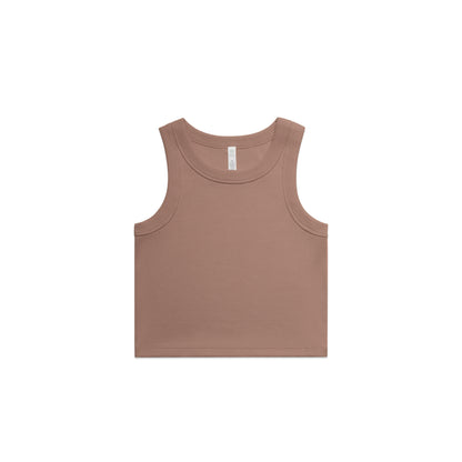 Young Freddy ™Womens organic rib crop tank
