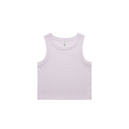 Young Freddy ™Womens organic rib crop tank