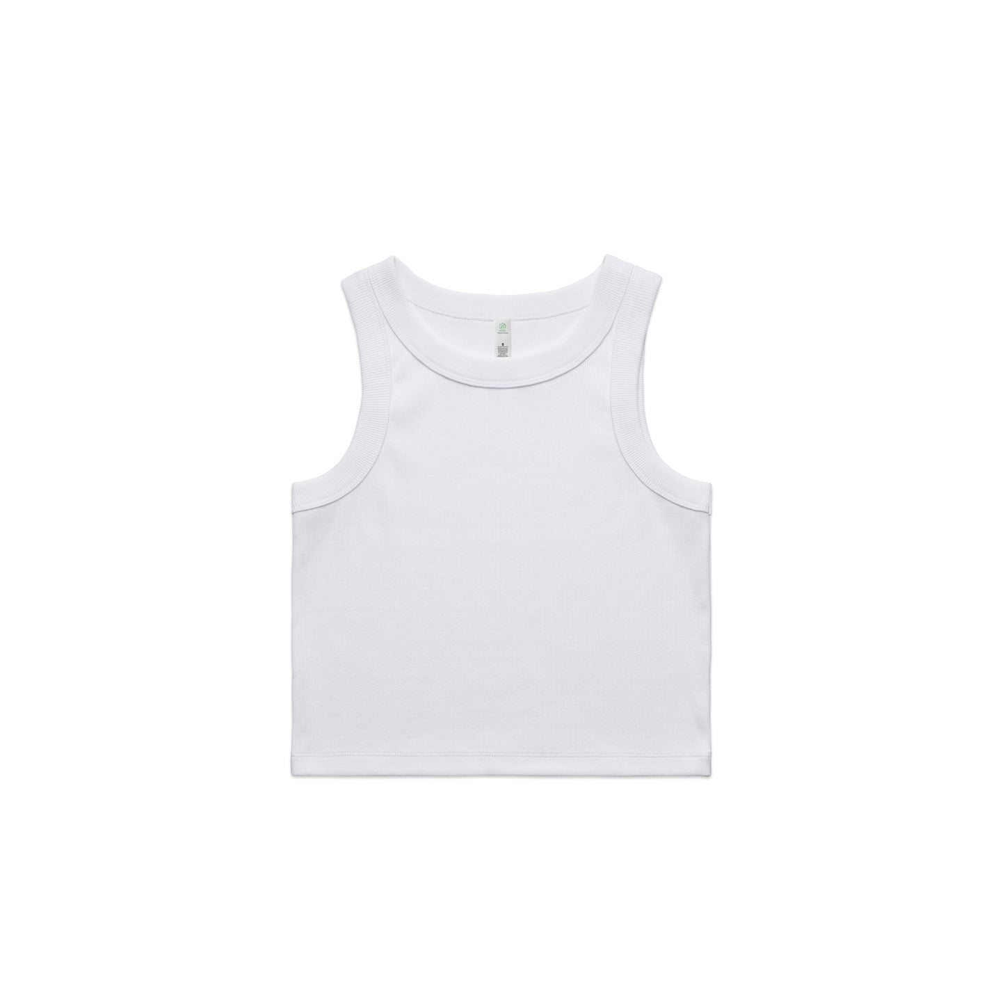Young Freddy ™Womens organic rib crop tank