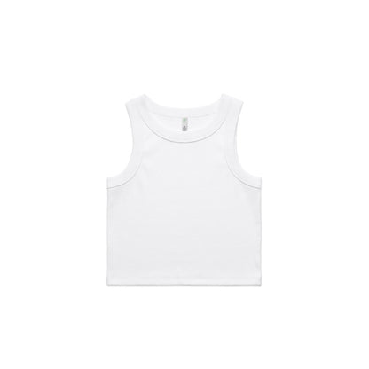 Young Freddy ™Womens organic rib crop tank