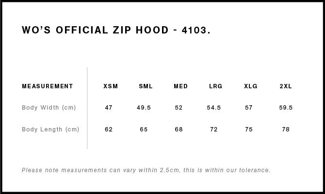 Size Guide