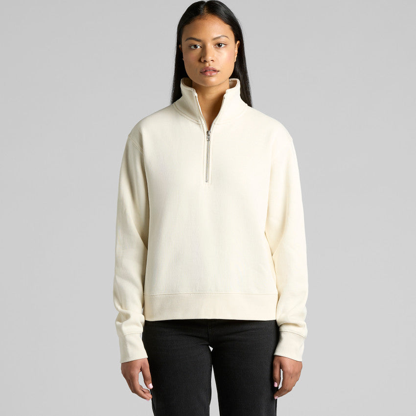 Young Freddy Women's Stencil Half Zip Crew