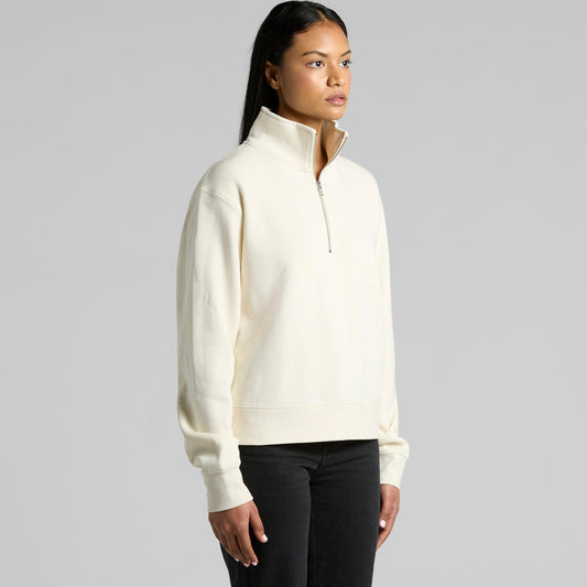 Young Freddy Women's Stencil Half Zip Crew
