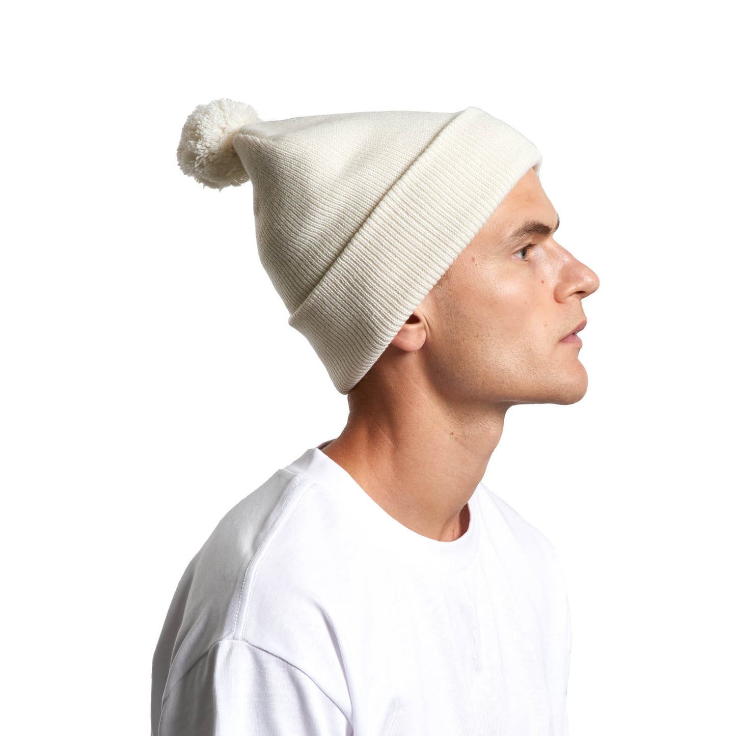 Young Freddy pom pom beanie