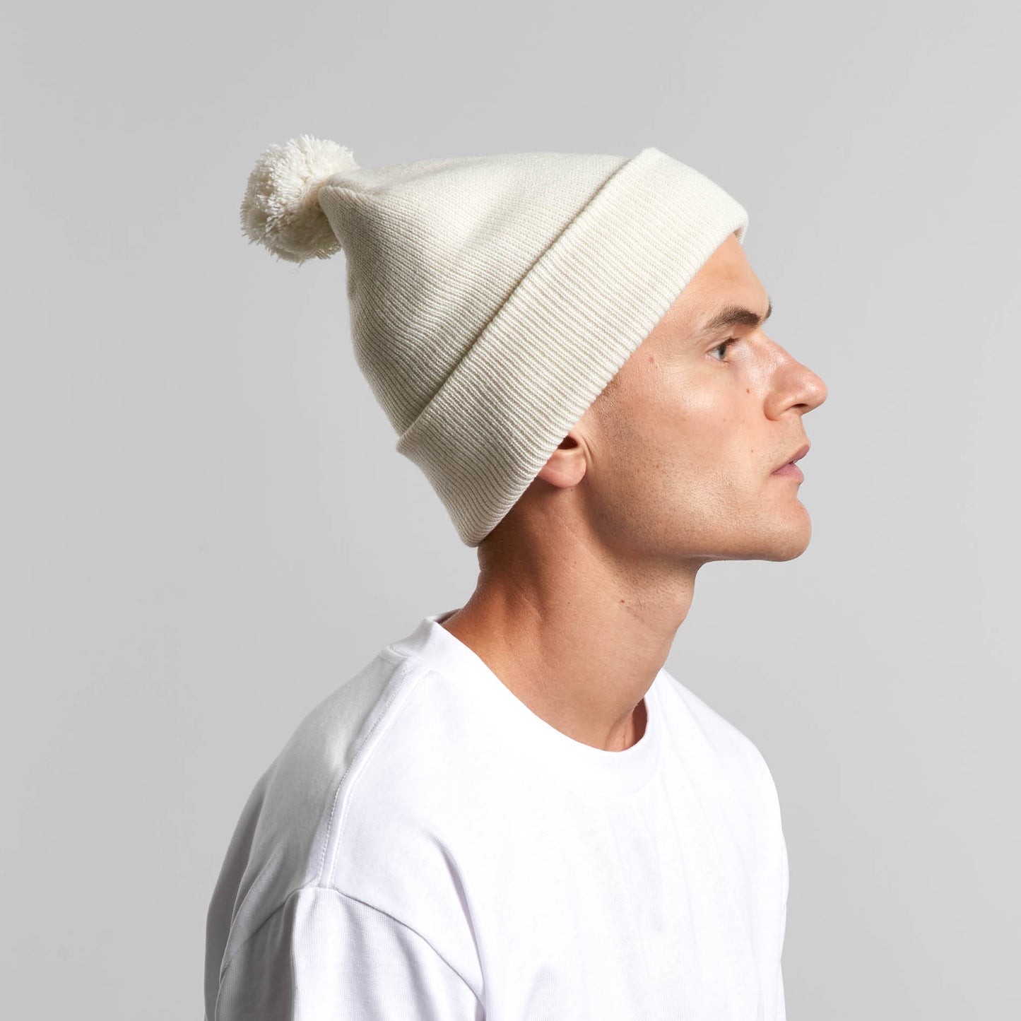 Young Freddy pom pom beanie